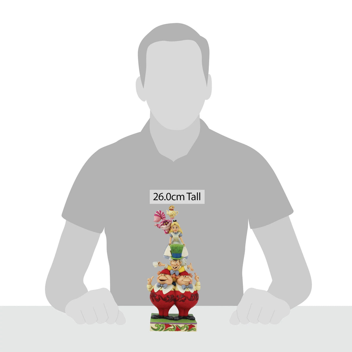 Alice in Wonderland Stacked Disney Traditions Jim Shore